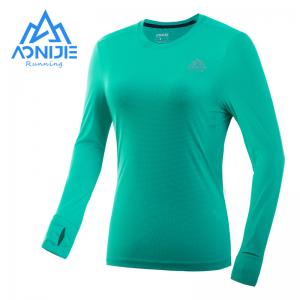 AONIJIE FW5133 Outdoor Female Long Sleeves T-shirt Quick Drying  Spring Autumn Running Sports Long T-shirt for Daily Training Marathon