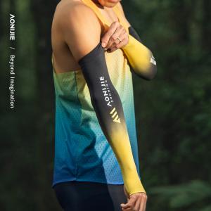 AONIJIE E4121 Gradient Sleeves Summer Outdoor Running Arm Block UV Protection Sunscreen Ice Sleeves for Marathon Hiking Cycling