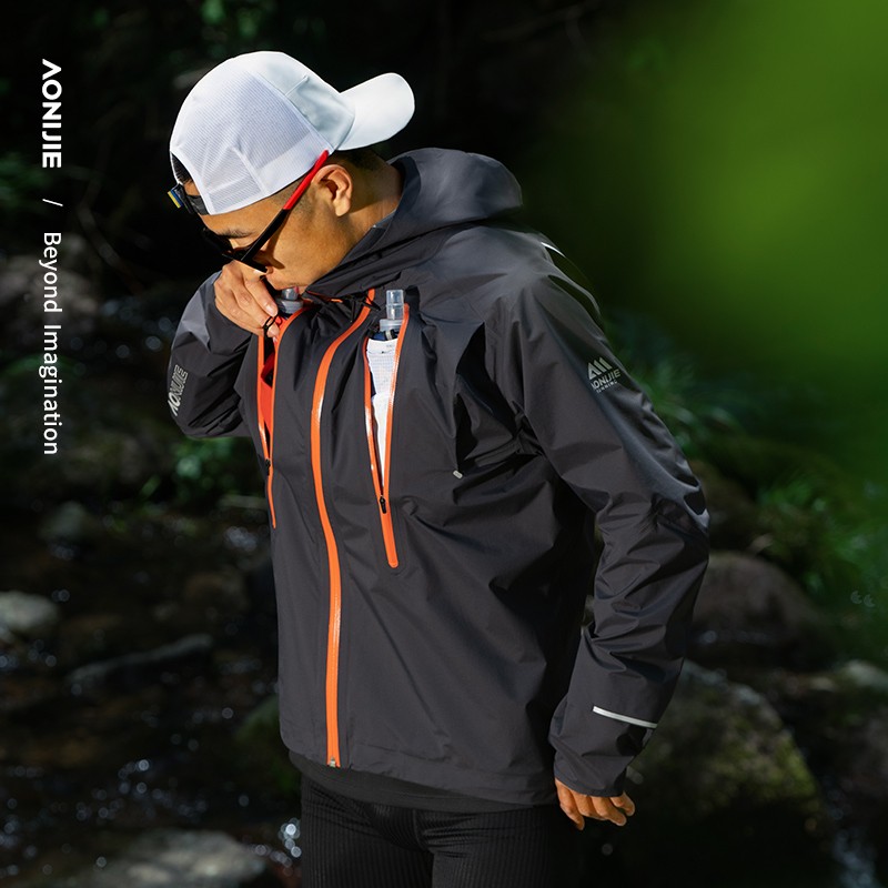 AONIJIE FM5216 Male Sports Ultra Light Off Road Running Jacket Men Windproof Waterproof Outdoor Professional Windbreaker Clothes