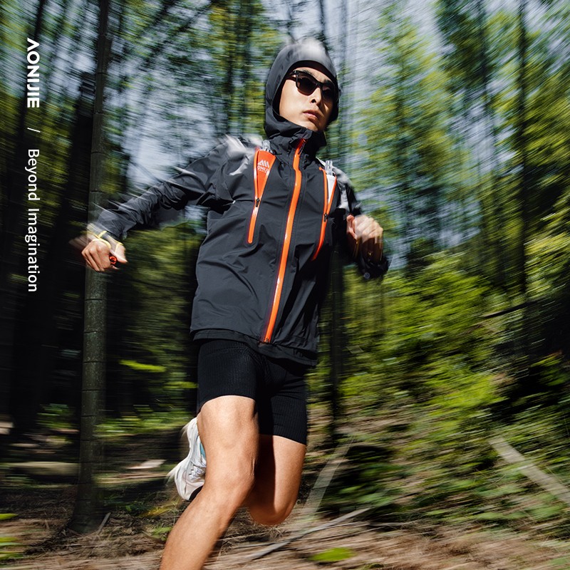 AONIJIE FM5216 Male Sports Ultra Light Off Road Running Jacket Men Windproof Waterproof Outdoor Professional Windbreaker Clothes