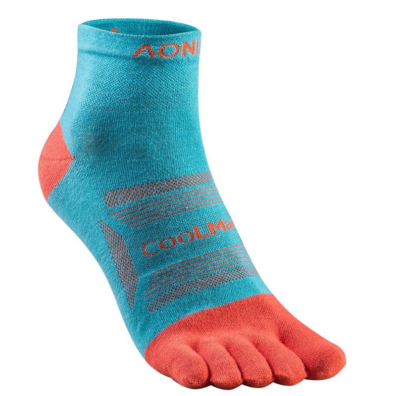 Chaussettes cinq orteils - Coolmax - coupe 1/4 - E4825 Aonijie Running