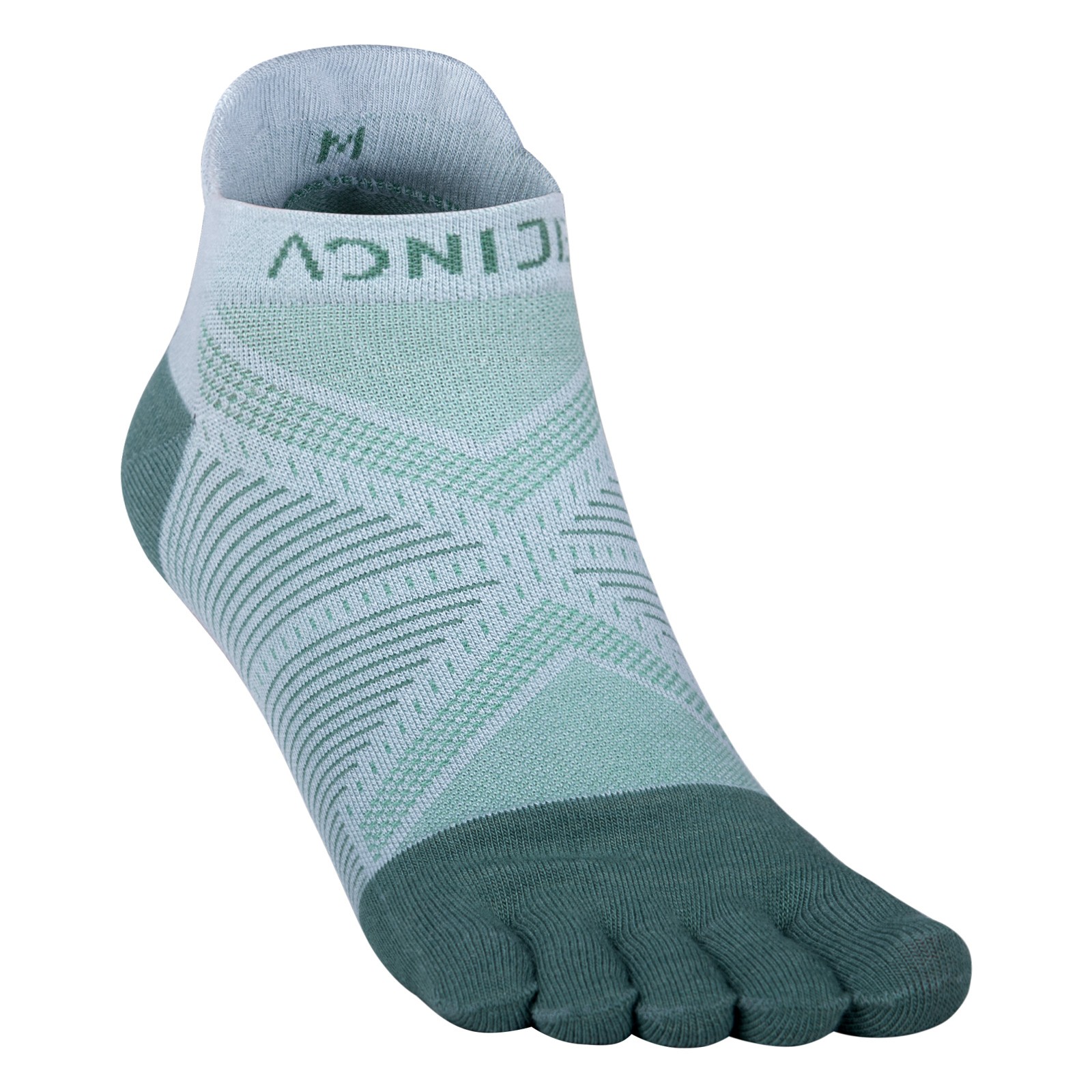 1Pair Aonijie E4824 New Sports Fve-finger Socks Breathable Coolmax  Wear-resistant Outdoor Athletic Toe Socks