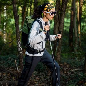 AONIJIE E4215 Outdoor Camping Aluminum Alloy Hiking Trekking Stick Adjustable ScalableSports Mountaineering Alpenstocks