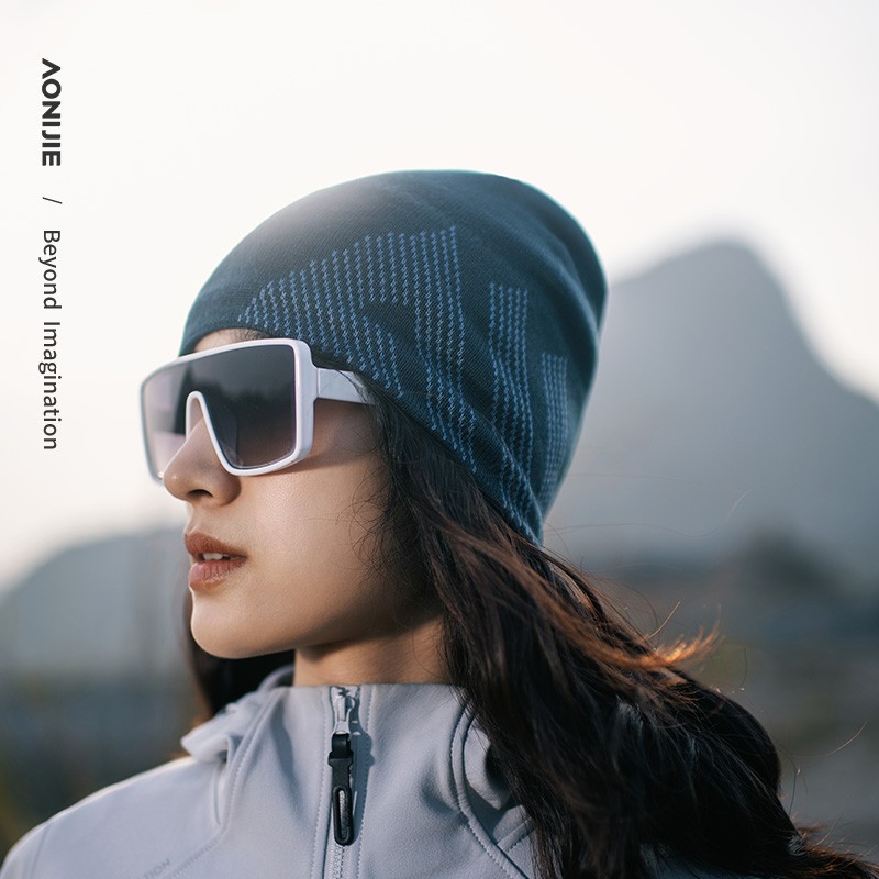 AONIJIE M-39 Outdoor Wool Men Women Sports Hat Autumn Winter Soft Warm Knitted Hat Windproof Cold Resistant Running Riding Hat