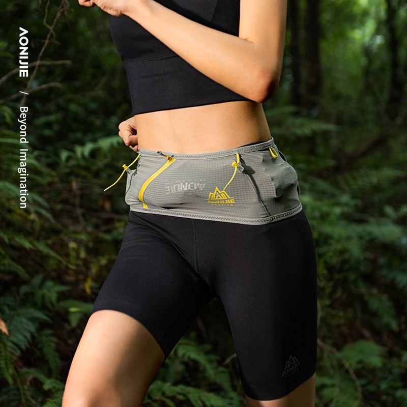 AONIJIE W8101 Running Sports Waist Bag Ultra-light Quick-drying Waist Belt Bags Outdoor Cycling Bags