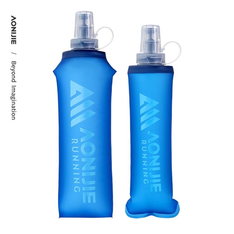 AONIJIE SD31 Outdoor TPU Sports Water Bottle Foldable Soft Water Bag 250ML/500ML Off Road Running Soft Flask for Marathon Riding