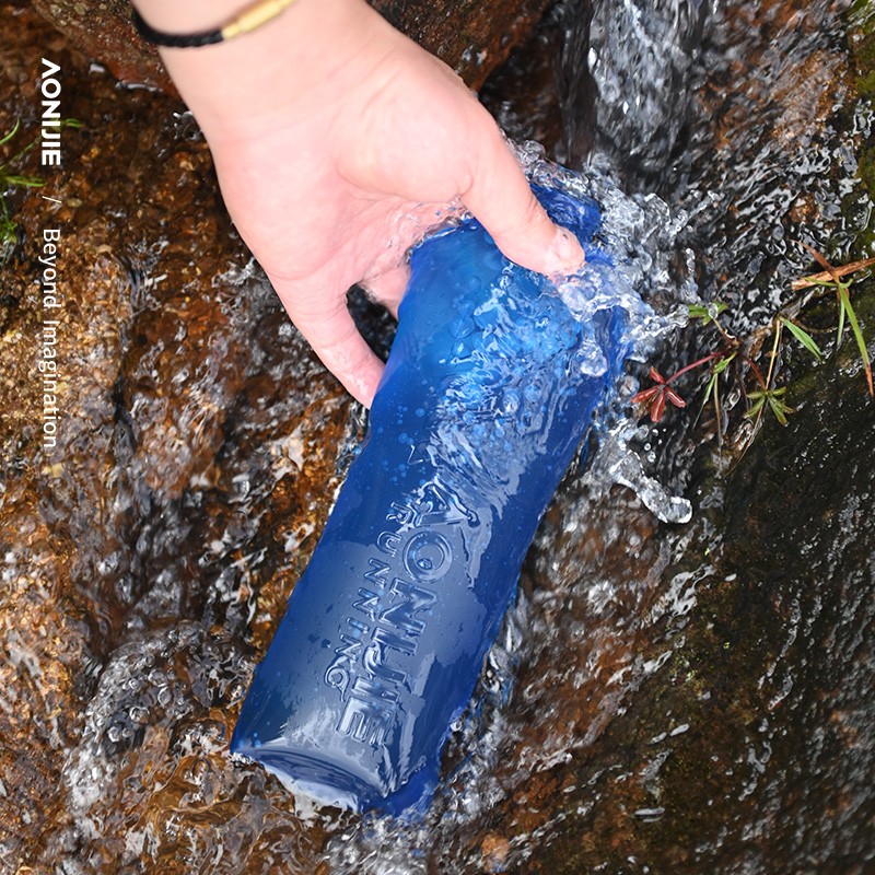 AONIJIE SD31 Outdoor TPU Sports Water Bottle Foldable Soft Water Bag 250ML/500ML Off Road Running Soft Flask for Marathon Riding