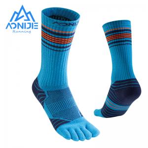1Pairs AONIJIE E4823 Sports Wool Five-finger Socks Breathable Warm