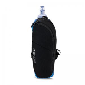 AONIJIE A7108 Sports Handheld Hydration Water Bottle Bag Marathon Running Water Bag Outdoor Black Wrist Storage Soft Flask Pouch