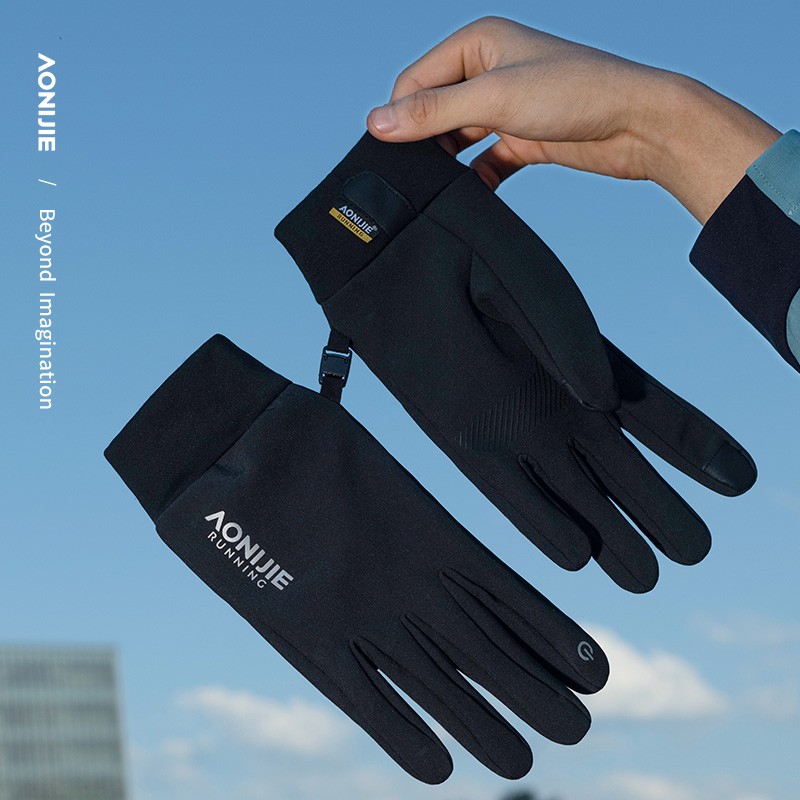 AONIJIE M-58 Warm Sports Gloves Windproof Touch Screen Cycling Mittens for Outdoor Exercise Running Hiking